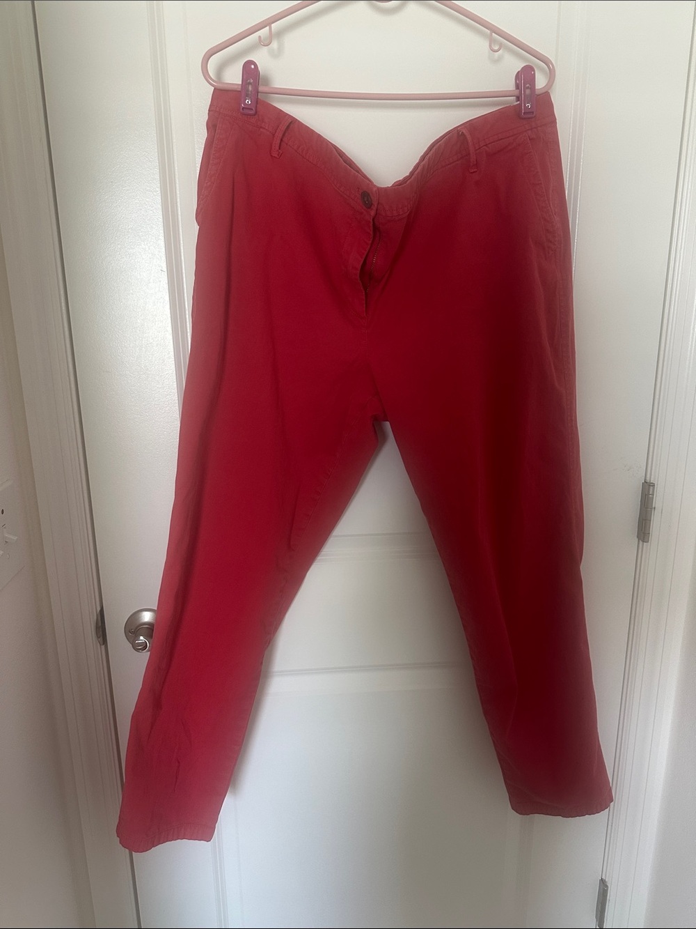 Talbots Bold Red womens Chino Pants